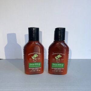 Aromatherapy Stress Relief travel size body lotions